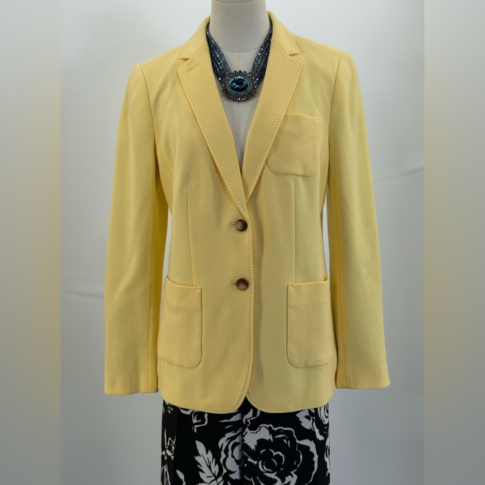 Talbots ABERDEEN KNIT BLAZER Tailored Fit;Classic Lapel, Office to Casual Chic - Picture 11 of 16